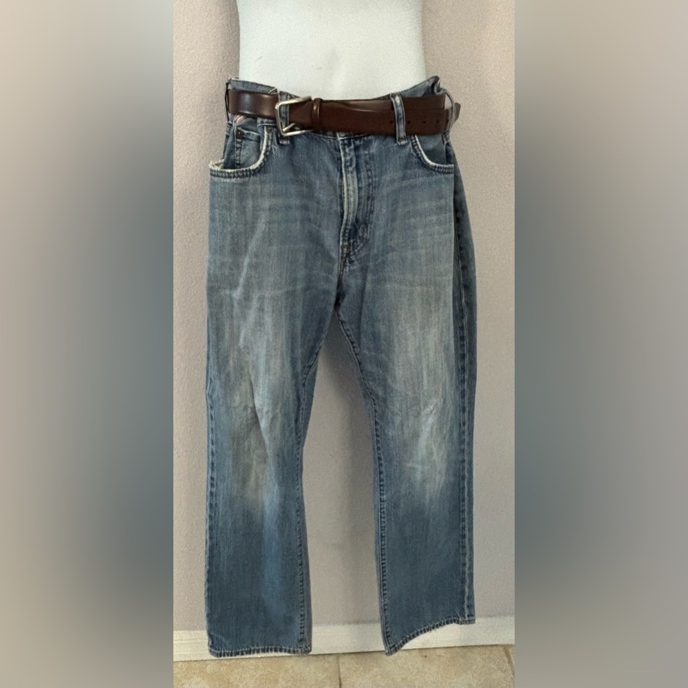 RALPH LAUREN 36 x 30 Denim & Supply Slouch Faded Blue Jeans